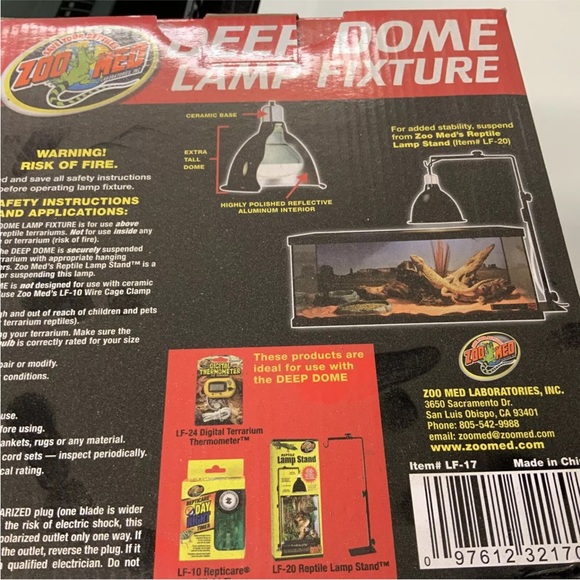 Zoo Med Deep Dome Lamp Fixture - Picture 5 of 5